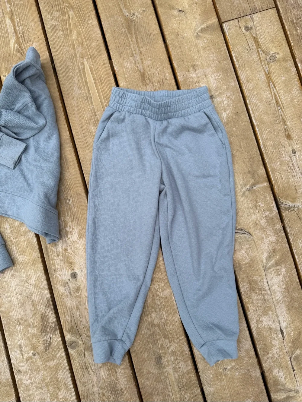 Danskin Kids Half-Zip Sweatshirt & Joggers Set - Dusty Blue